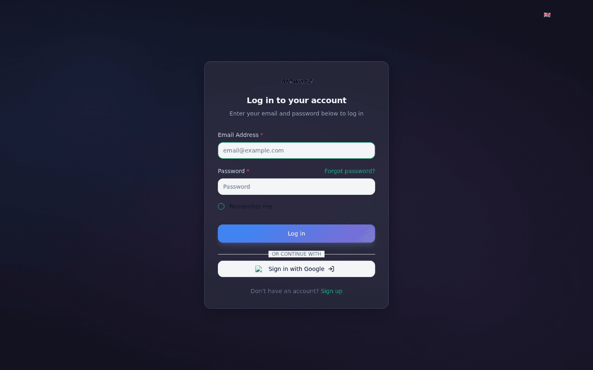 Mewayz Two-Factor Auth — Secure login