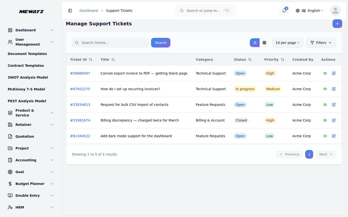 Mewayz Knowledge Base — Self-service helpdesk