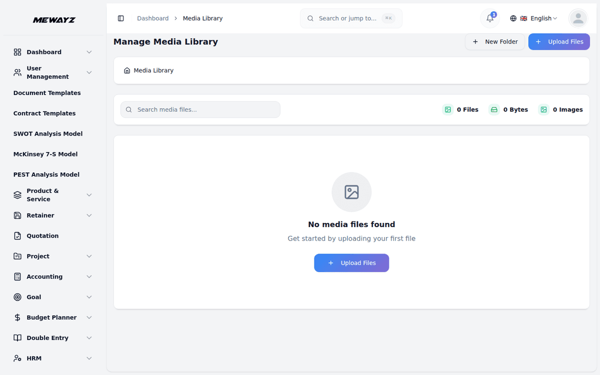 Mewayz Notes — Media & files