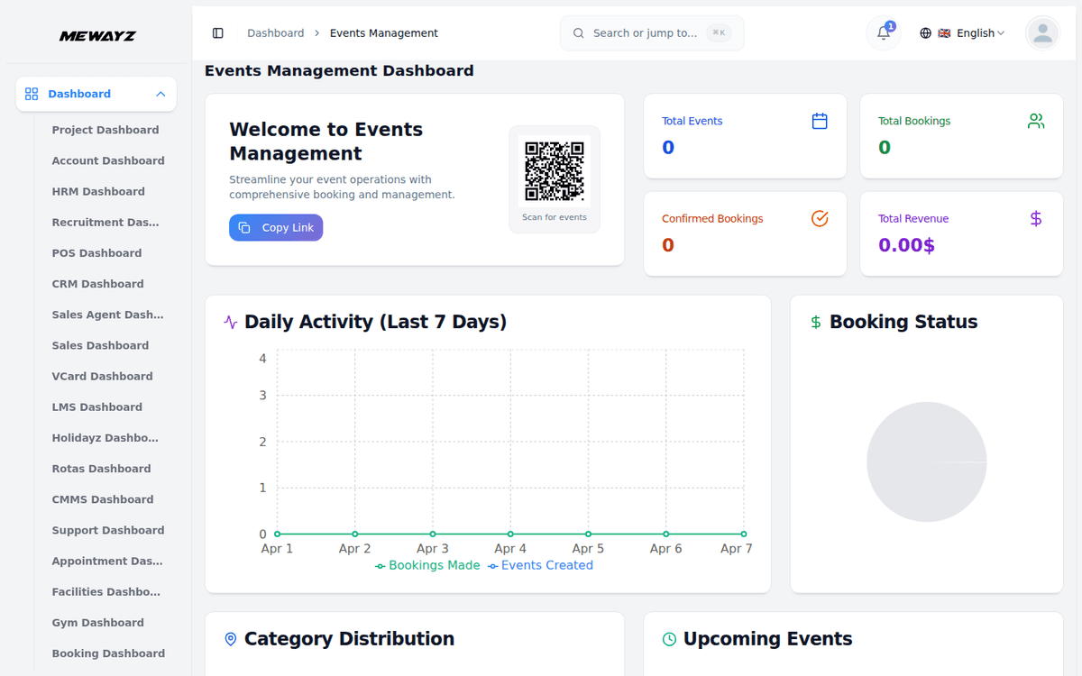 Mewayz Event management for entertainment & venues