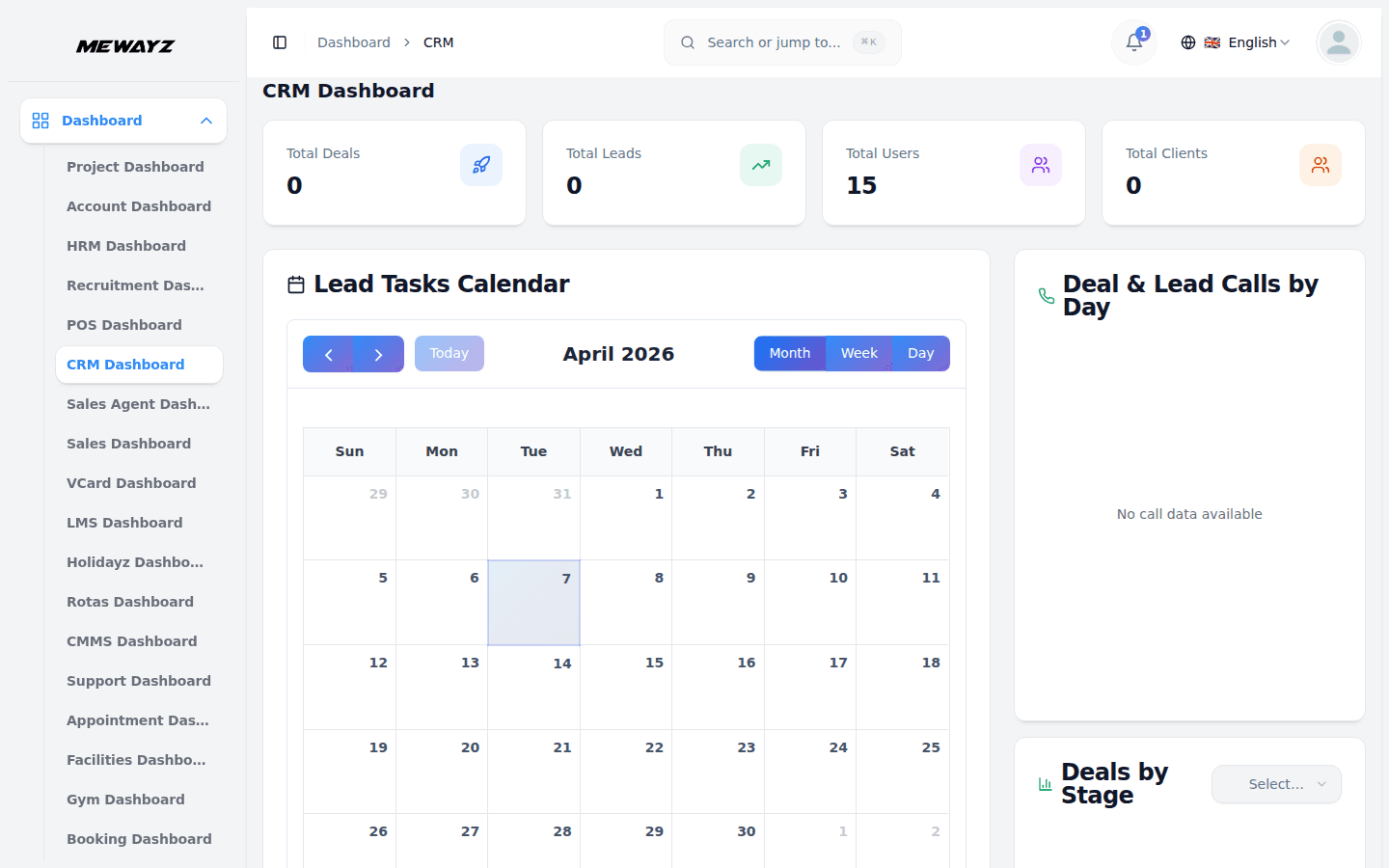 Mewayz CRM & Sales Pipeline module screenshot
