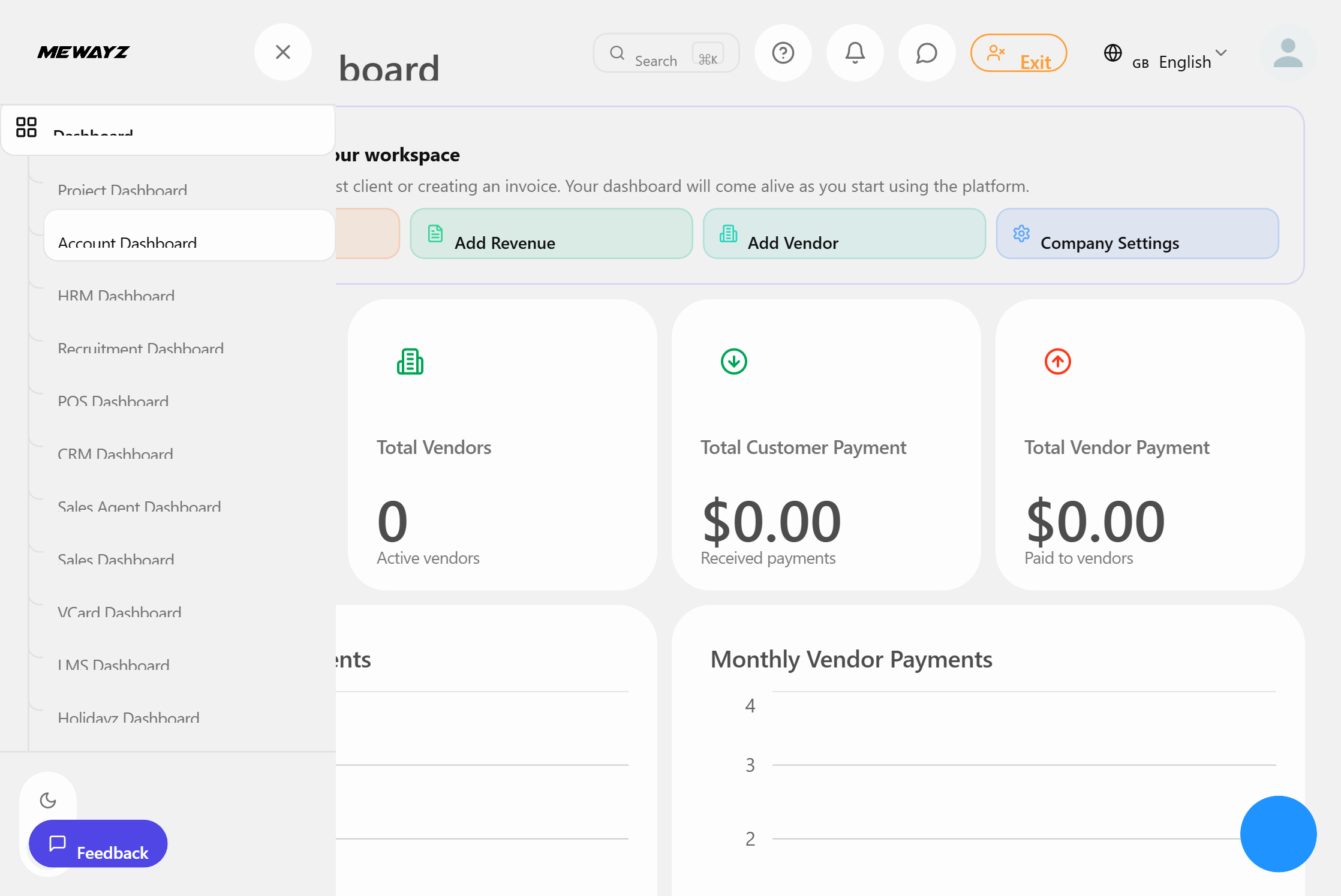 Navegação do Cliente - Mewayz White Label