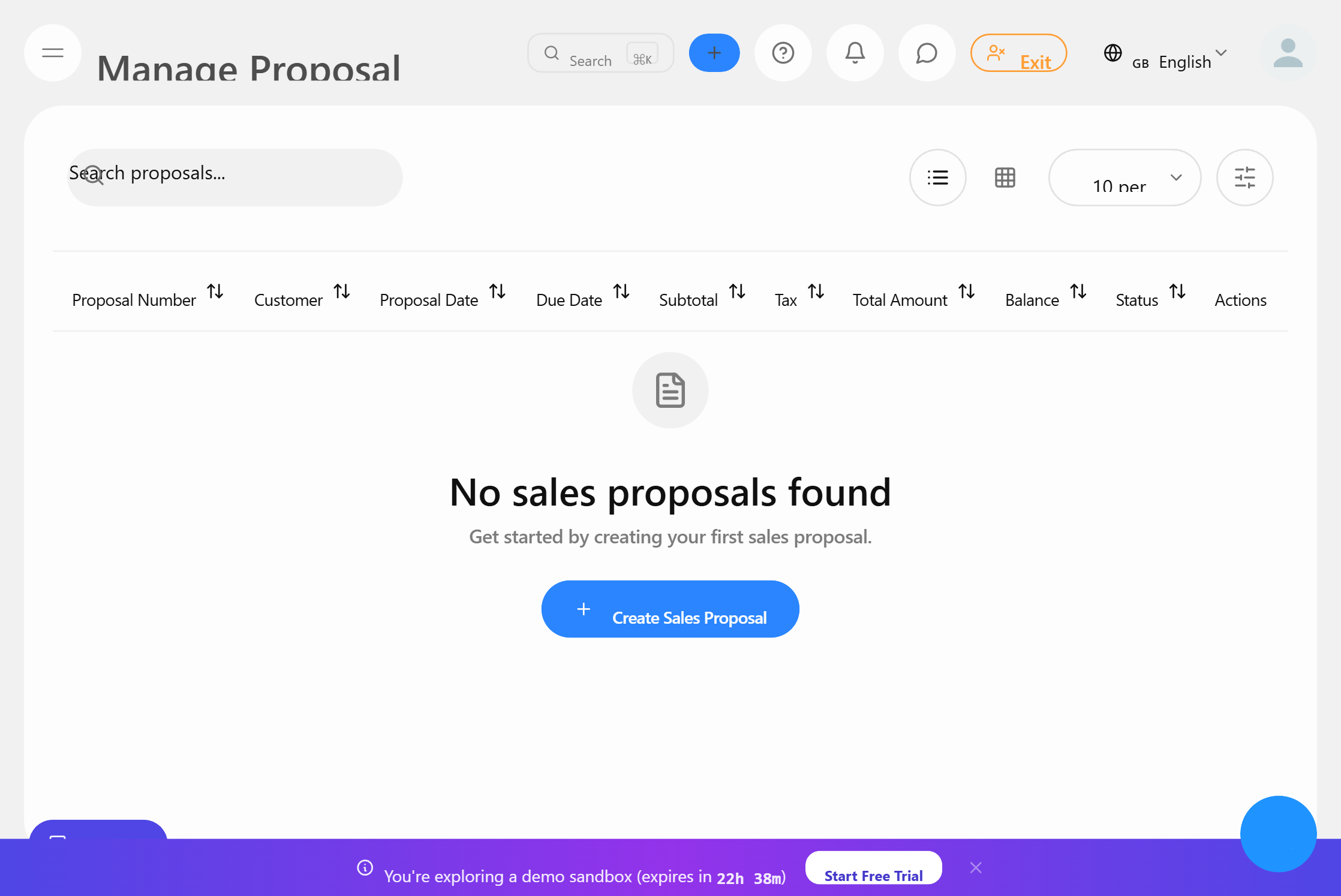 Sales Proposals